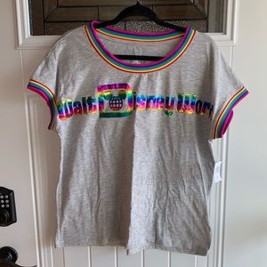 NWT Walt Disney World Rainbow T-shirt Size XLarge